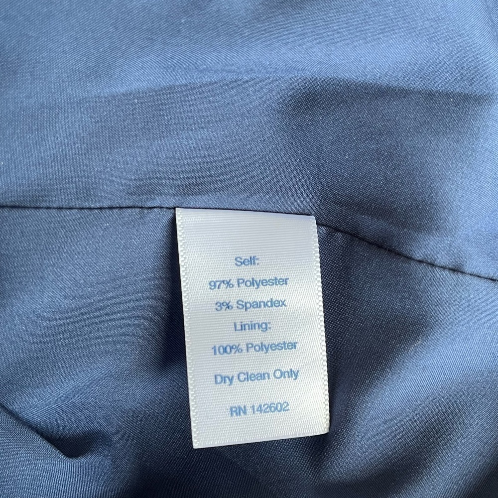 Sail To Sable Navy Cowl Neck Dress Small - Picture 4 of 8